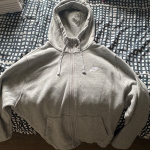 Nike Hooded Zip Up Sweatshirt
